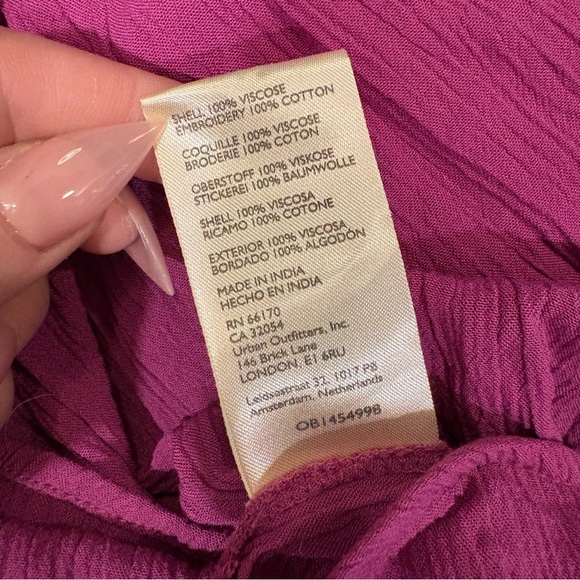 FREE PEOPLE Wedgewood Midi Maxi Dress Orchid Pavillion Size Medium - Picture 8 of 10